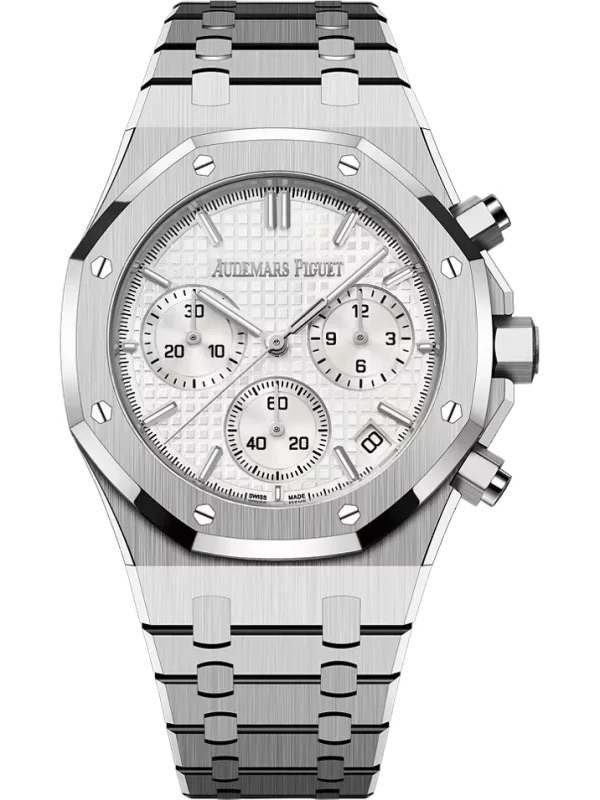 Elfwinding Chronograph Stainless Steel Silver-Toned Dial 41MM