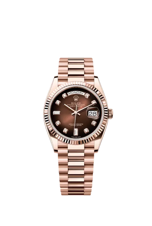 Brown Ombré Diamond 36MM