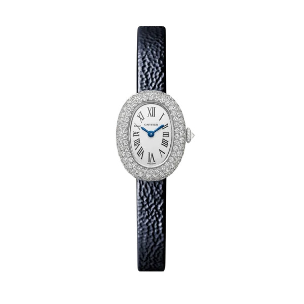 18K White Gold Diamonds Mini Model