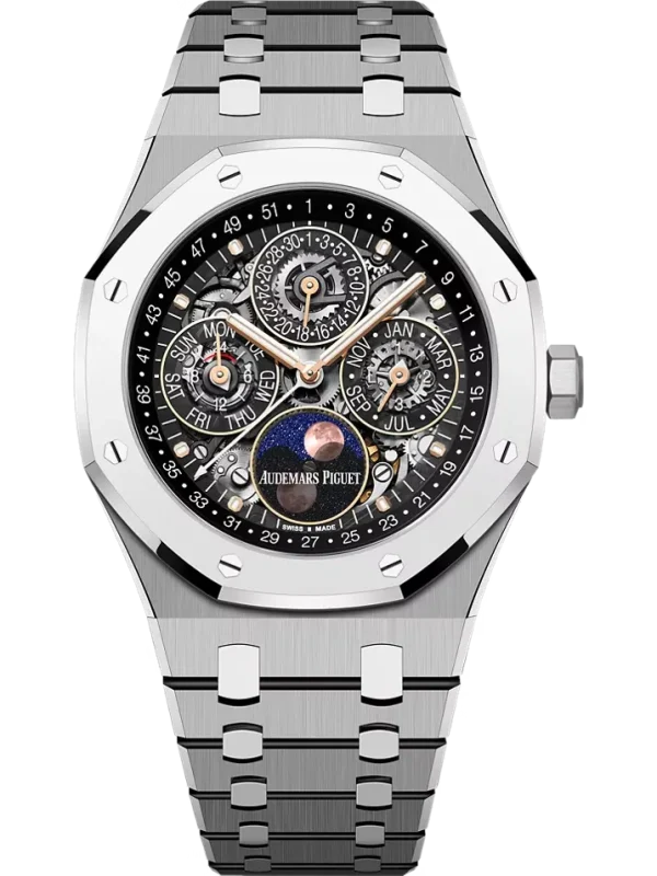 Perpetual Calendar Openworked Titanium & BMG 41MM