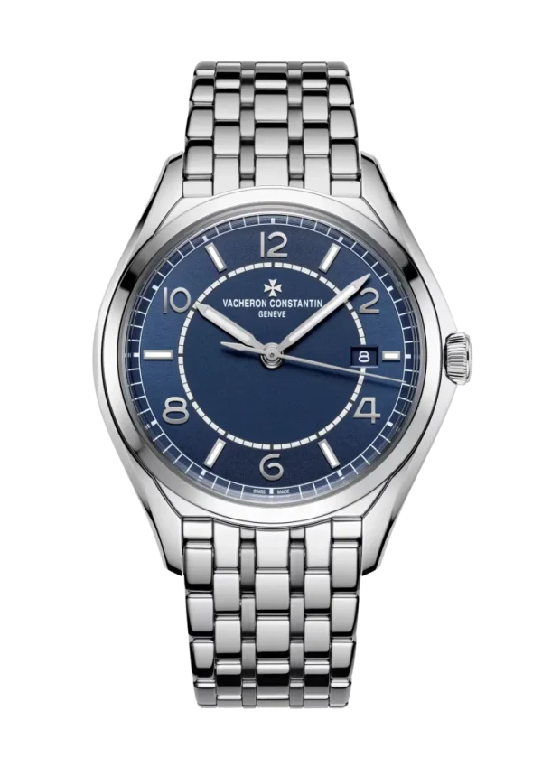 Self-Winding 40MM Steel Petrol Blue Dial Metallic Integrated