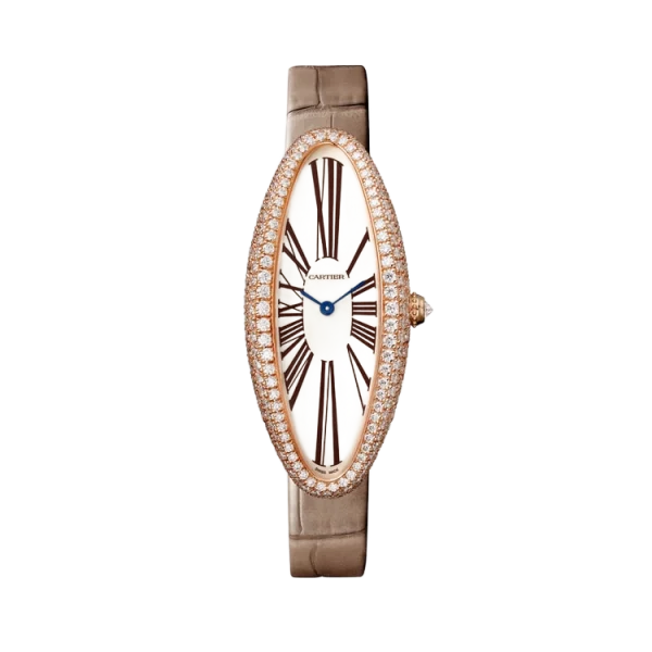 18K Rose Gold Diamonds Allongée Medium Model