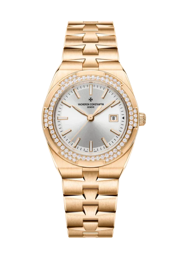 Quartz 33MM Pink Gold Diamonds