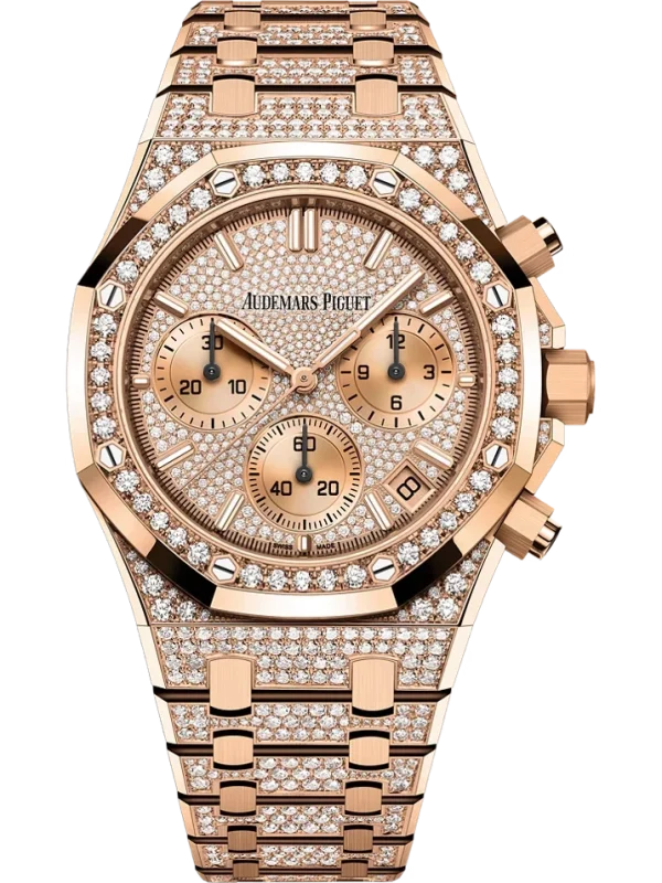 Selfwinding Chronograph Pink Gold Diamond-Set 41MM