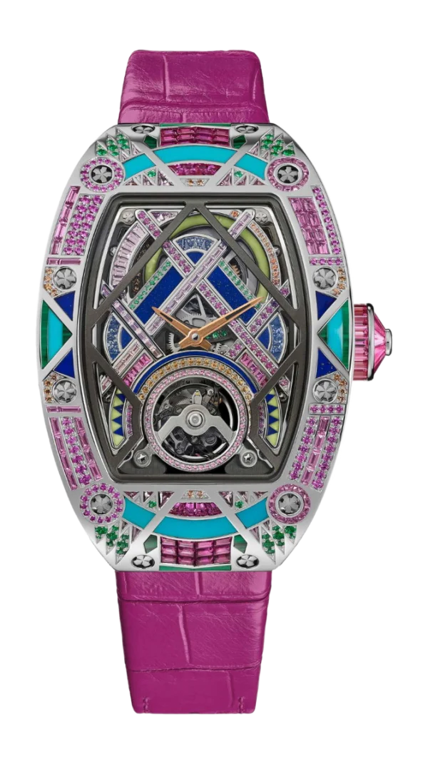 Automatic Tourbillon “Pink Pursuit” High Jewellery Limited Edition