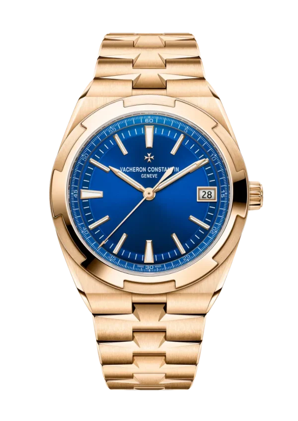 Self-Winding 41MM Pink Gold Blue Dial