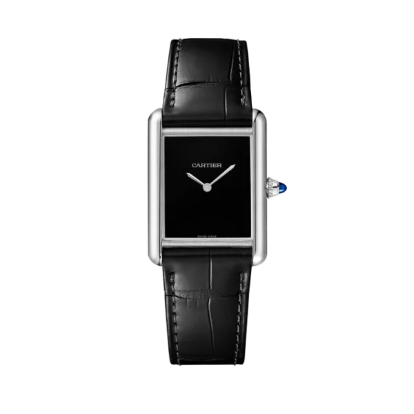 Tank Must Steel Black Lacquered Dial Size Large