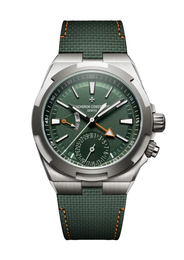 Dual Time 41MM Titanium Green Dial