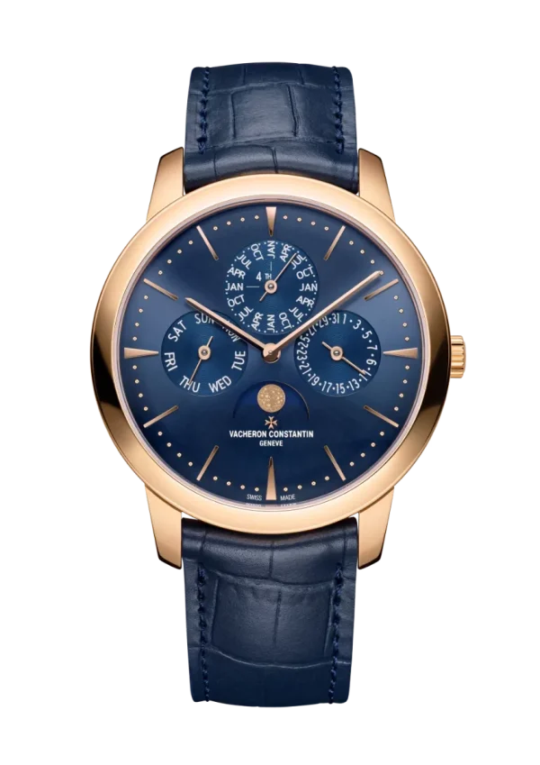 Perpetual Calendar Ultra-Thin 41MM Pink Gold Midnight Blue Dial