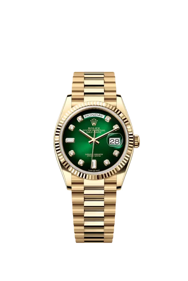 Green Ombré Diamond 36MM
