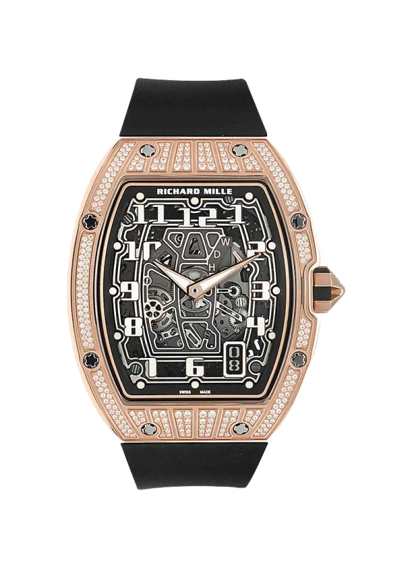 Extra Flat Automatic IN Rose Gold With Diamond Bezel