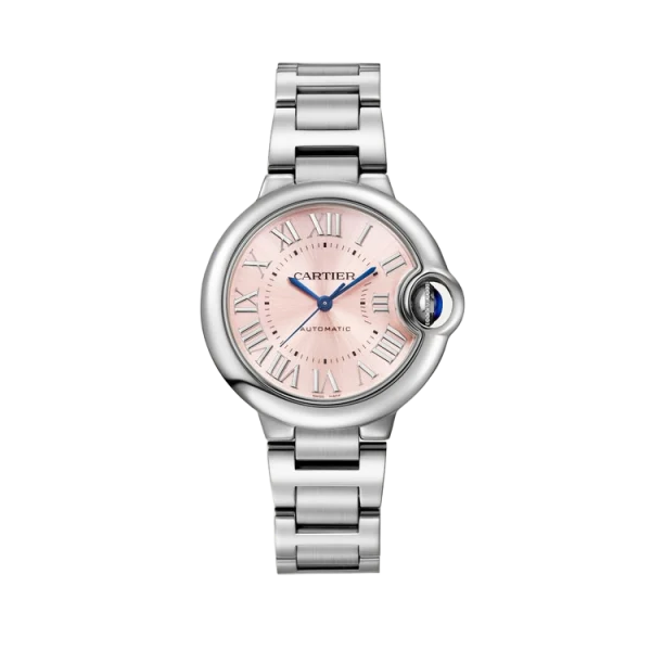 Steel Pink Sunray Dial 33MM