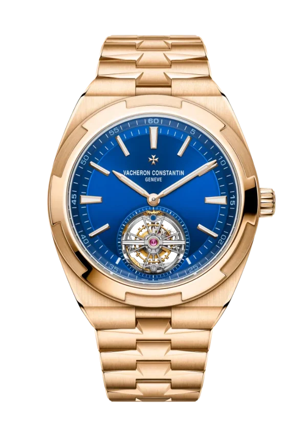 Tourbillon 42.5MM Pink Gold Blue Dial