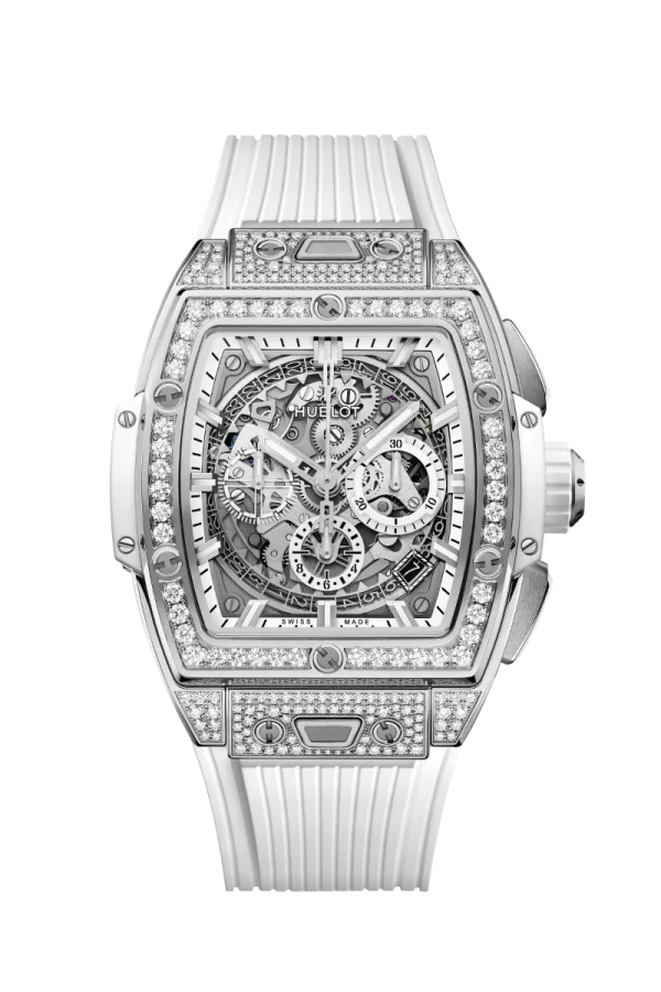 Spirit OF Big Bang Titanium White Pavé 42MM