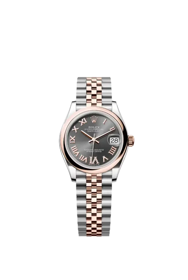 Slate Roman Vi Diamond Smooth Bezel 31MM Jubilee