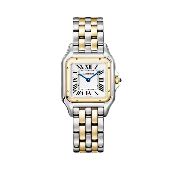Steel AND Yellow Gold Silvered Dial Medium Model
