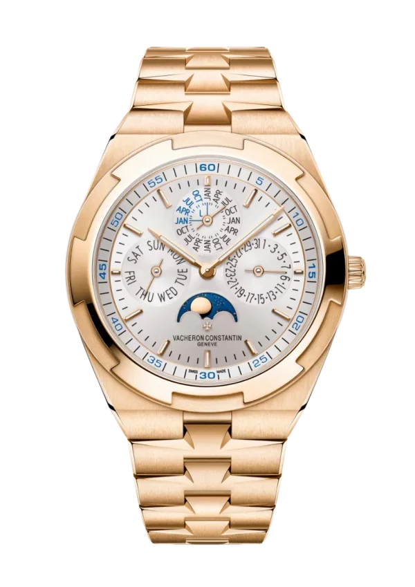 Perpetual Calendar Ultra-Thin 41.5MM Pink Gold Silver Dial