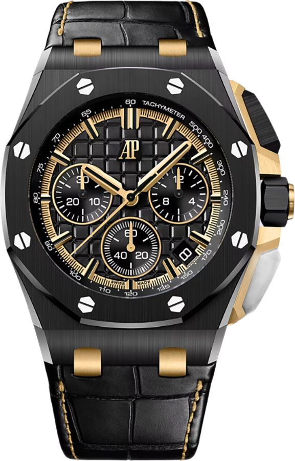 Selfwinding Chronograph Black Ceramic & Yellow Gold 43MM