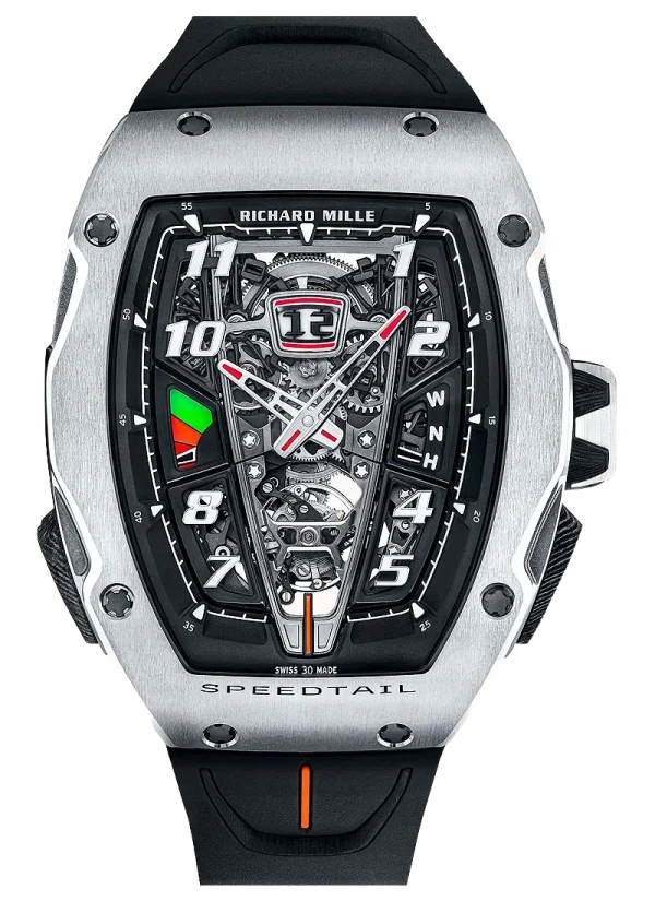 Automatic Winding Tourbillon Mclaren Speedtail IN Titanium AND Carbon TPT