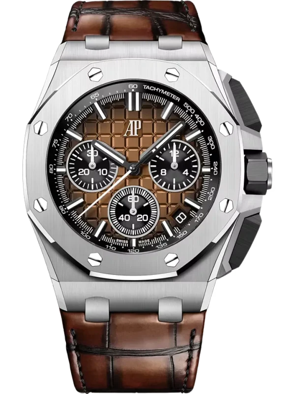 Elfwinding Chronograph Stainless Steel & Smoked Bronze 43MM