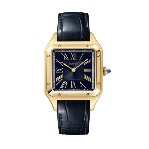 Dumont 18K YELLOW GOLD BLUE DIAL SIZE LARGE