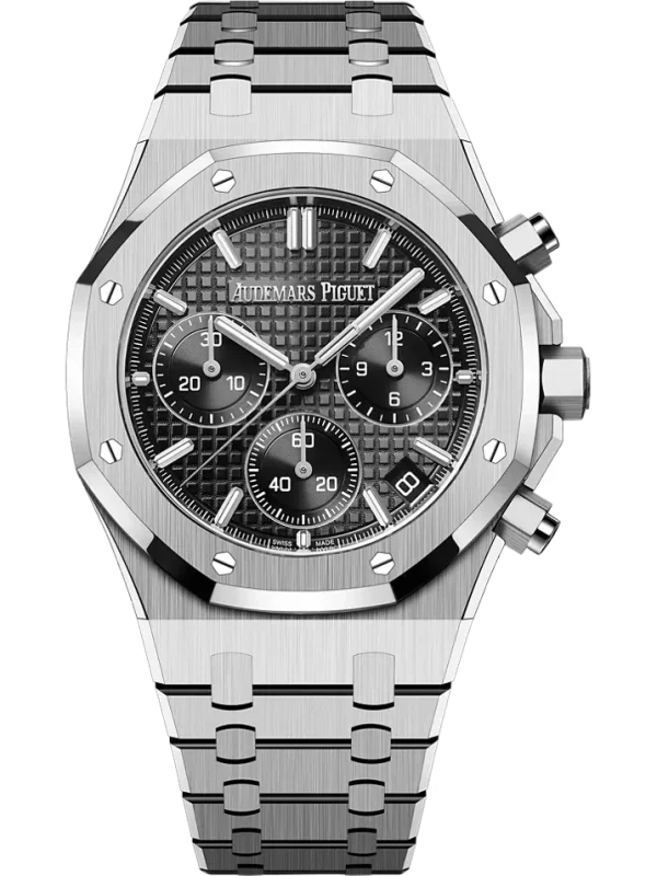 Elfwinding Chronograph Stainless Steel Black Dial 41MM
