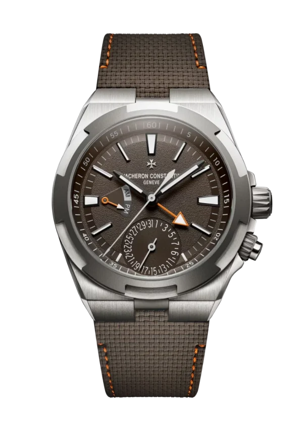 Dual Time 41MM Titanium Brown Dial