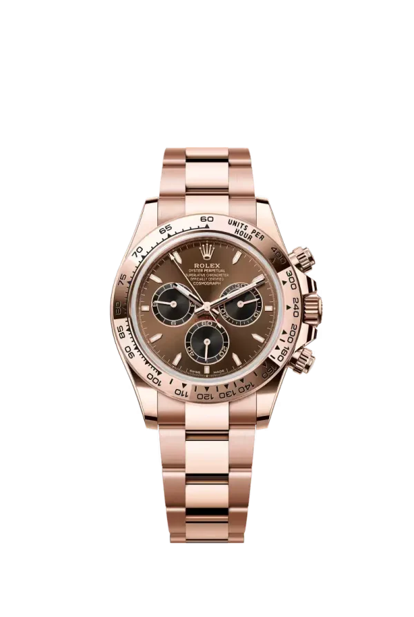 Everose Gold Chocolate Dial.