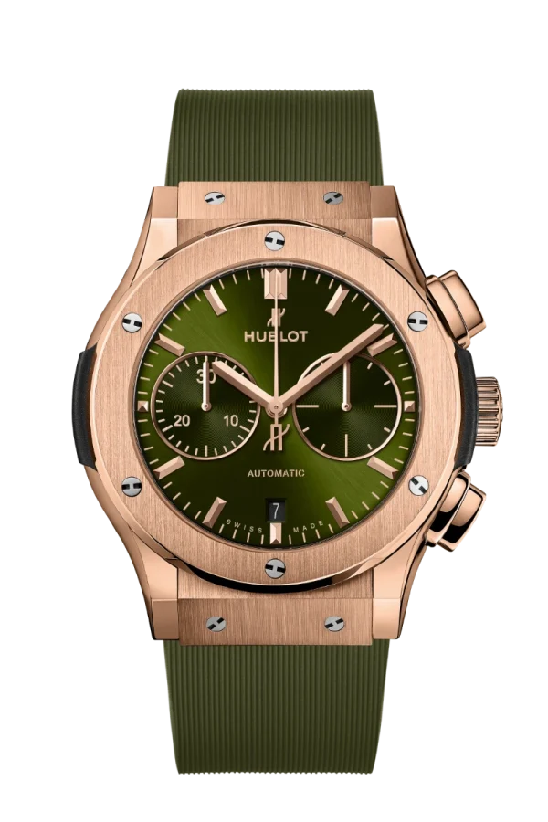 Chronograph King Gold Green 45MM