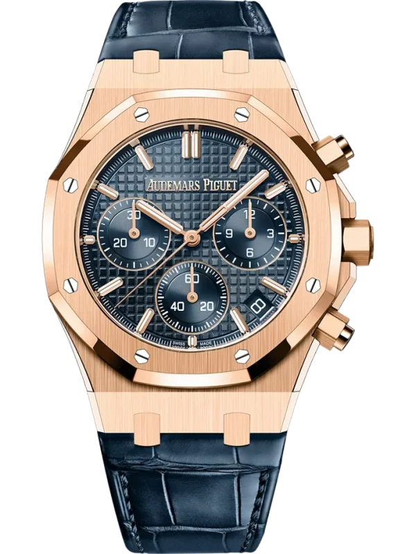 Selfwinding Chronograph Pink Gold Bleu Nuit Nuage 50 Dial 41MM