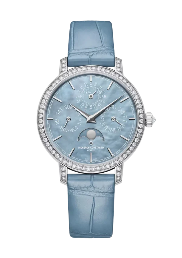 Perpetual Calendar Ultra-Thin 36.5MM White Gold Ladies