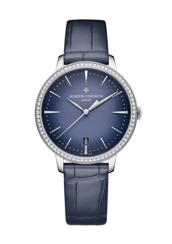 Self-Winding 36.5MM White Gold Diamond Set Deep Blue Gradient Dial