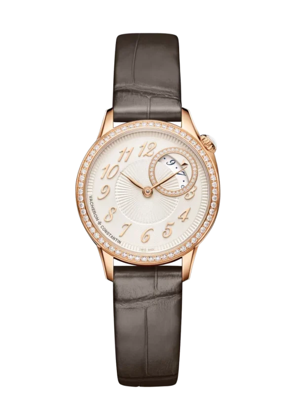 Quartz 30MM Pink Gold Silver Opaline Dial