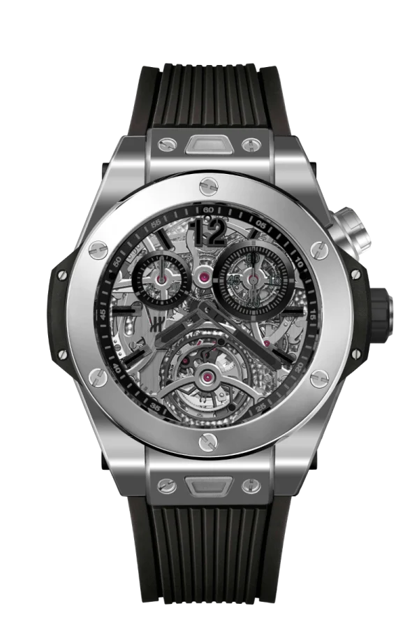 Tourbillon Chronograph Cathedral Minute Repeater Polished Titanium 45MM