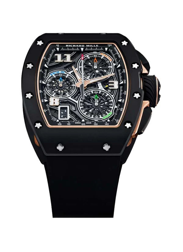 Automatic Flyback Chronograph IN Black TZP Ceramic AND Rose Gold