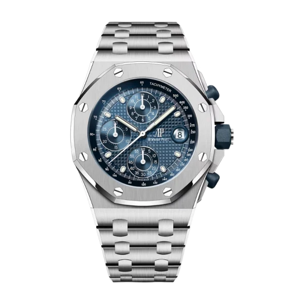 Selfwinding Chronograph Stainless Steel & Blue 42MM
