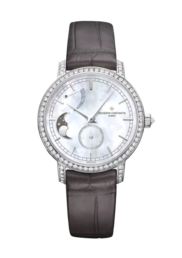Moon Phase 36MM White Gold Diamond Set