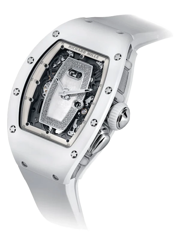 Automatic IN White Ceramic & White Gold