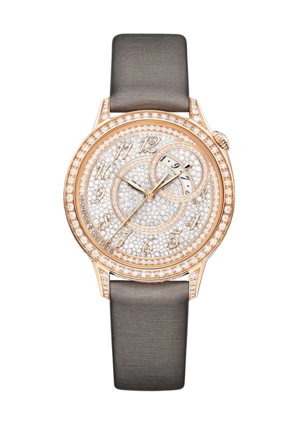 Self-Winding Diamond-Pavé 35MM Pink Gold