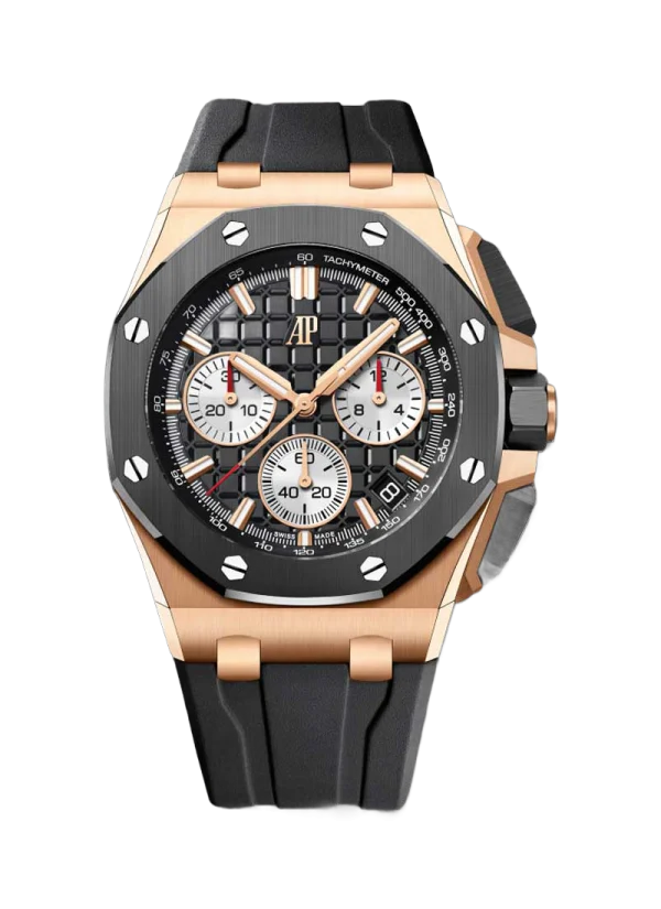 Selfwinding Chronograph Pink Gold & Black Ceramic 43MM