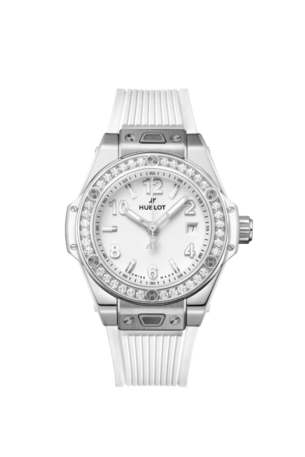 One Click Steel White Diamonds 33MM