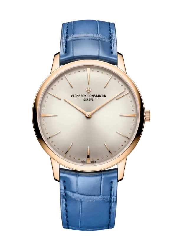 Manual-Winding 39MM Pink Gold Azure Blue Strap