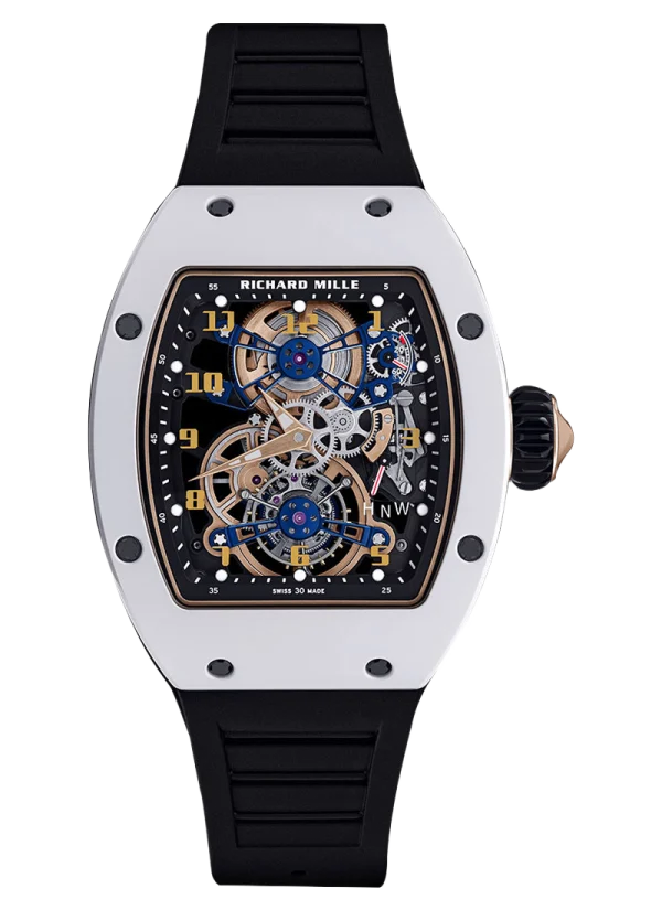 Tourbillon IN White Ceramic & Rose Gold