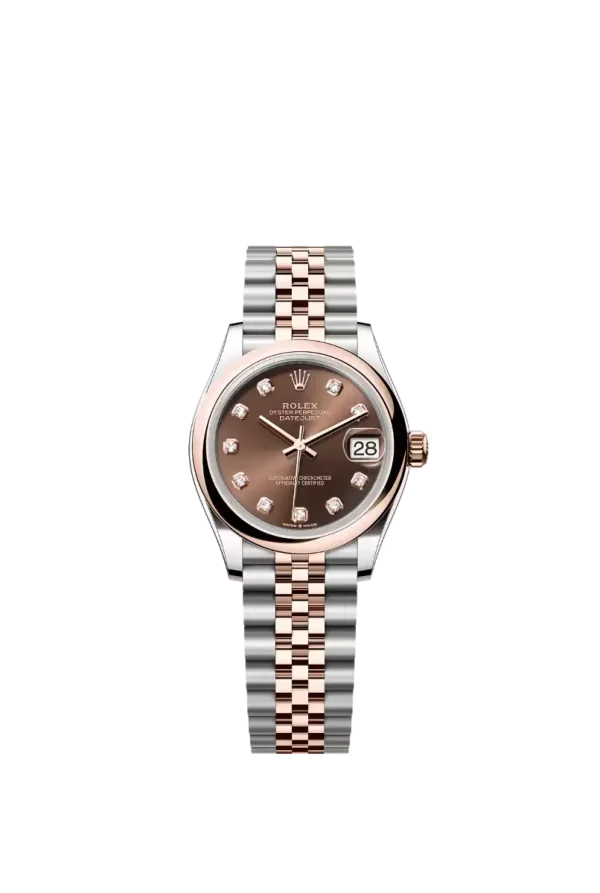Chocolate Diamond Smooth Bezel 31MM Jubilee