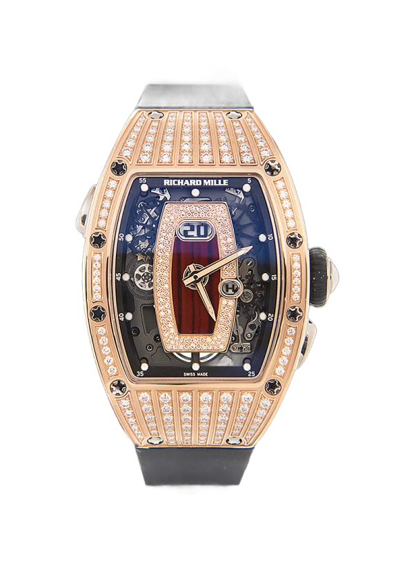 Automatic IN Rose Gold With Pave Diamonds