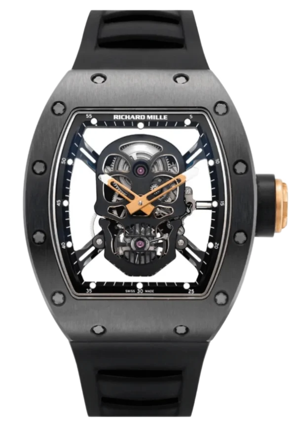Tourbillon Skull IN Nano-Ceramic With Brown Skull Dial