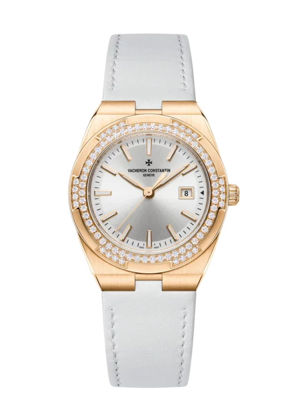 Quartz 33MM Pink Gold Diamond Set