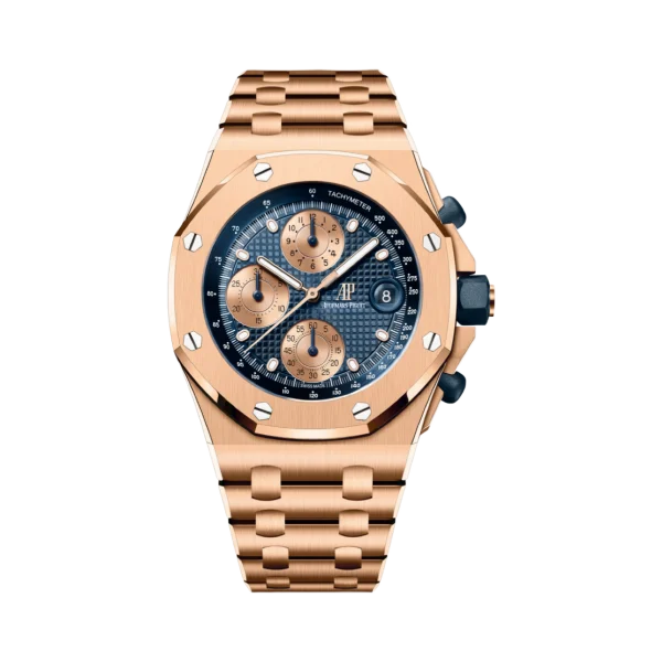 Selfwinding Chronograph Pink Gold & Blue 42MM