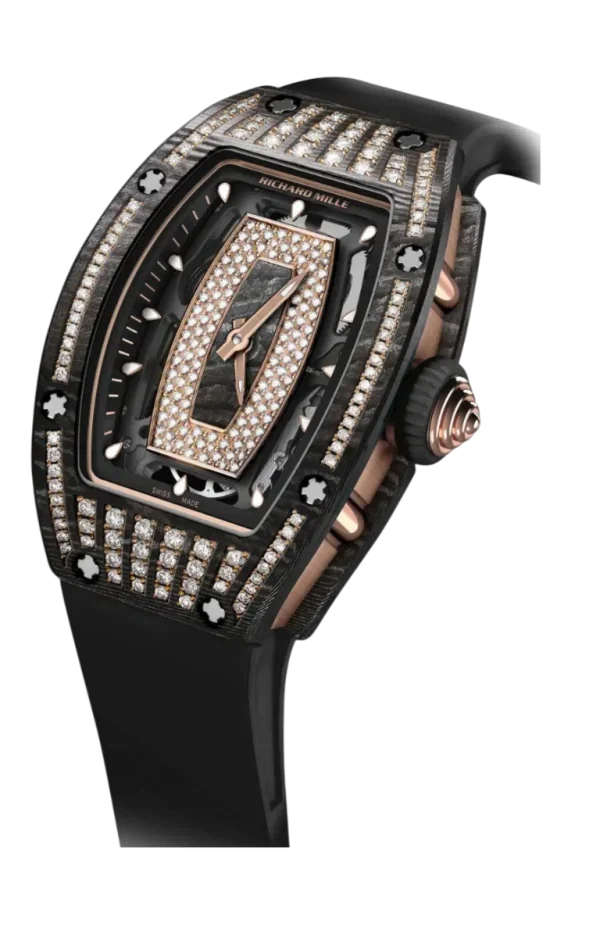 Automatic Winding Black Carbon Diamond-Set