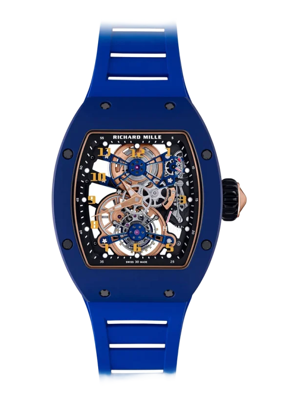 Tourbillon IN Blue Ceramic & Rose Gold